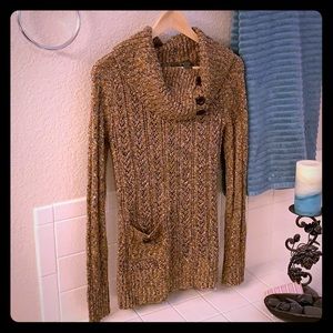 BKE COWL NECK SWEATER